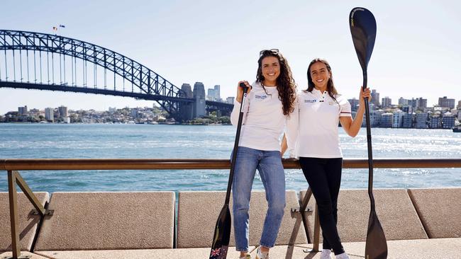 Jessica (left) and Noemie Fox say Brisbane’s Olympic legacy can rival Sydney’s.