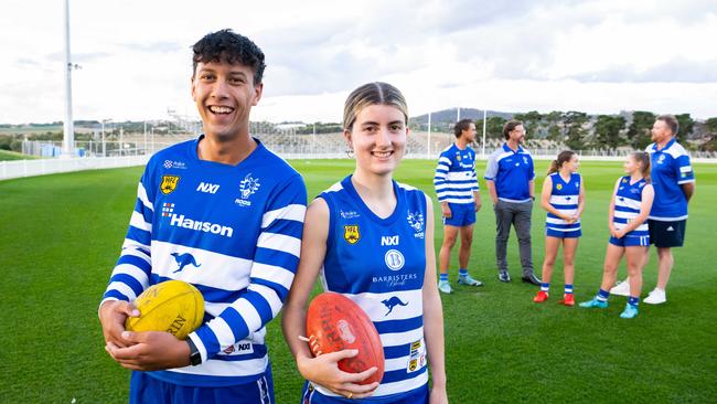 Mt Barker star Sam Callins (left). Picture: Morgan Sette