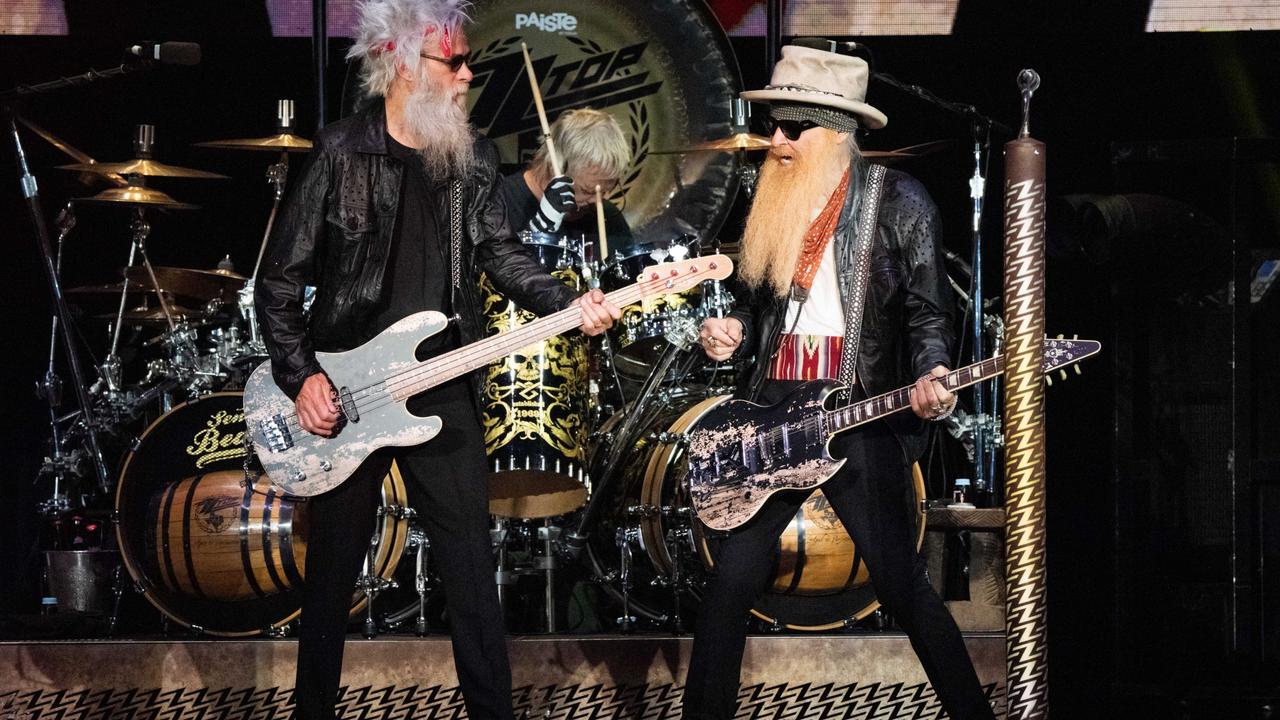 ZZ Top bringing the hipster beard energy to the rock stage. Picture: Supplied.