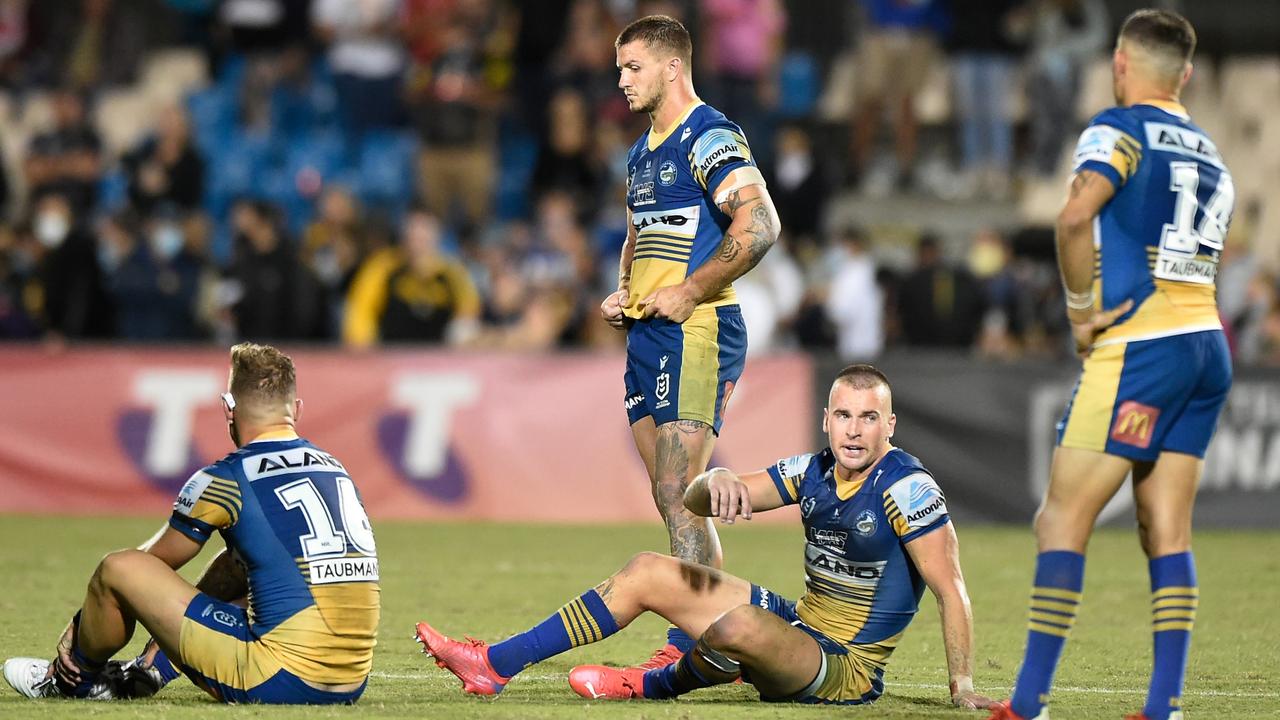 The Eels finished strong but came up agonisingly short. Picture: Matt Roberts/Getty Images