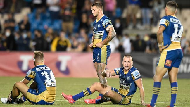 The Eels finished strong but came up agonisingly short. Picture: Matt Roberts/Getty Images