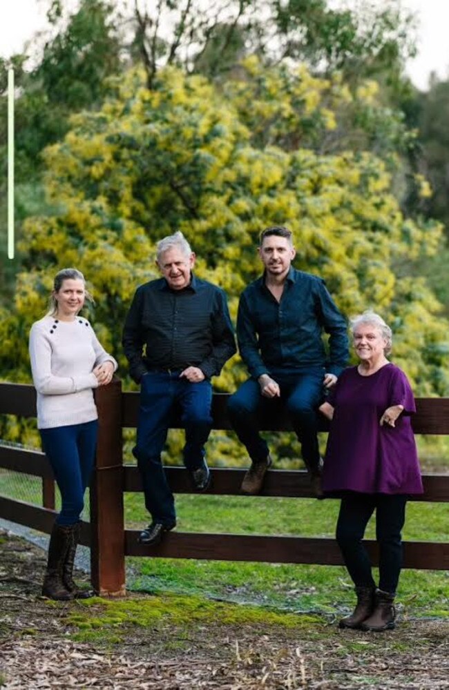 Lisa McManus and her husband Andrew and children Patrick and Alice. Picture: Supplied