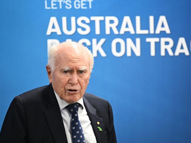 Former Liberal prime minister John Howard. Picture: Getty