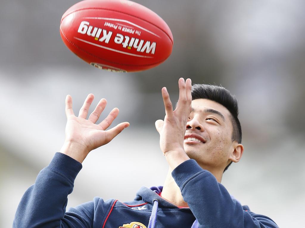 Lin Jong decided against going to Collingwood. Picture: Michael Klein