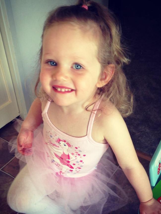 Annabelle Potts died at the age of five after a two-year battle with DIPG.