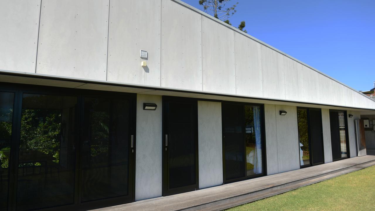 This home in Ocean Shores, designed by Brisbane-based architecture firm Atelier Chen Hung, featured on Grand Designs Australia. It is now being leased as a holiday home. Picture: Liana Boss