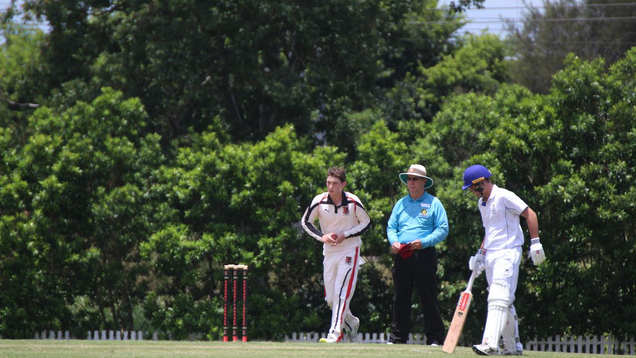 James Eustance prepares to bowl for Terrace.