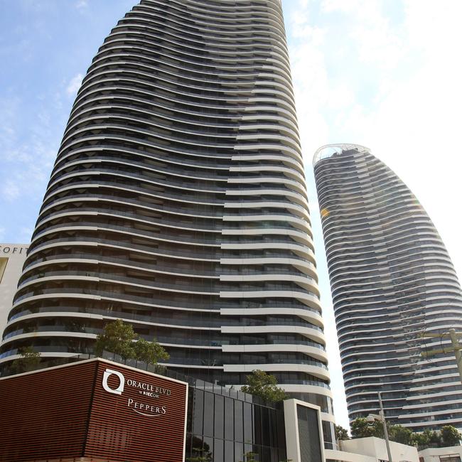 The Oracle towers at Broadbeach.