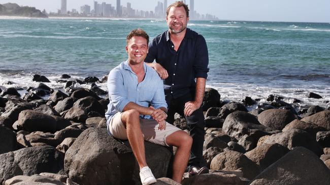 Launch of the Gold Coast Film Festival program with Gold coast Film Festival Ambassador Lincoln Lewis and Festival CEO Josh Martin. Picture Glenn Hampson
