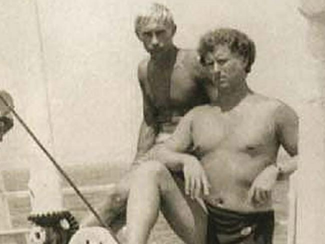 Young Vladimir Putin (left). Picture: Zumapress.com/Australscope