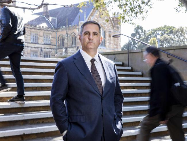 23/8/19: Prof Salvatore Babones at Sydney University. John Feder/The Australian.