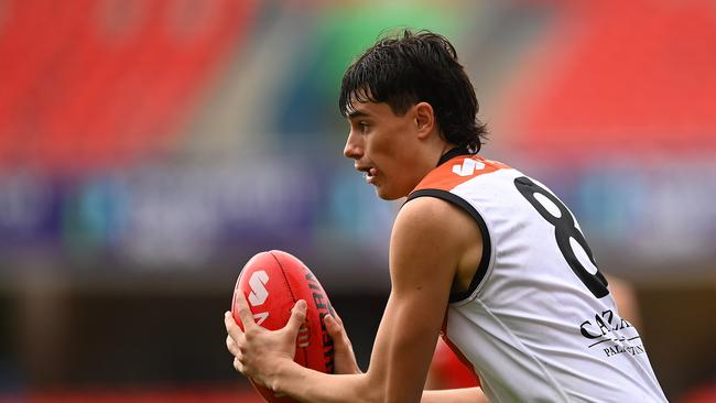 Ethan Bush won plenty of the ball for the Northern Territory Picture: Albert Perez/AFL Photos via Getty Images