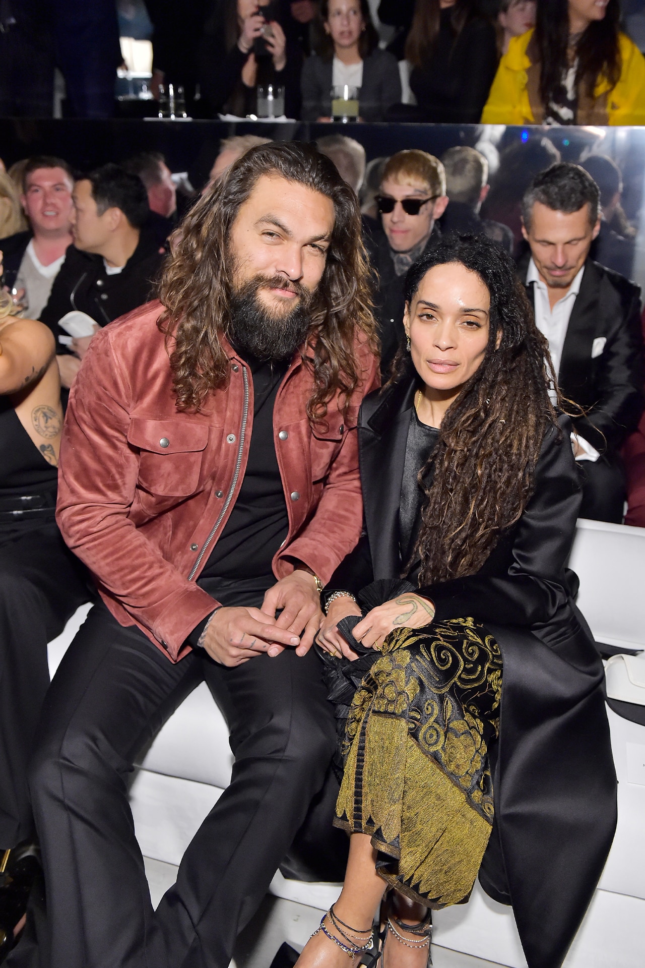 <p>Jason Momoa and Lisa Bonet</p>