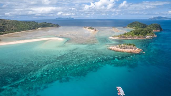 Mark Fitz says the coral gardens at Cockermouth Island and Keswick Island are full of marine life and it's easy to spend hours snorkelling and soaking up the views. Picture: Mark Fitz