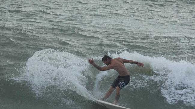 Surfers stoked as TC Alfred brings novelty waves