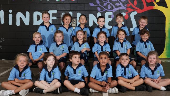 My First Year: Ormeau State School Prep C. Back row: Finley, Rise, Jesse-James, Oliver, Flynn, Jake. Middle row: Carter, Stella, Taylor, Leilani, Aurora, Willow. Front row: Ella, Khye, Thomas, Gerald, Luca, Zoey. Picture Glenn Hampson