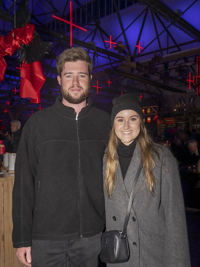 Dark Mofo 2023. Winter Feast. Joe Arnold and Emily Burrows. Picture: Caroline Tan