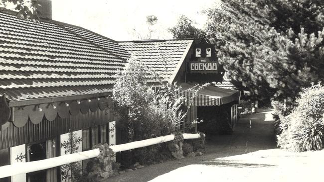 The Cuckoo Restaurant in the Dandenong Ranges in 1976.