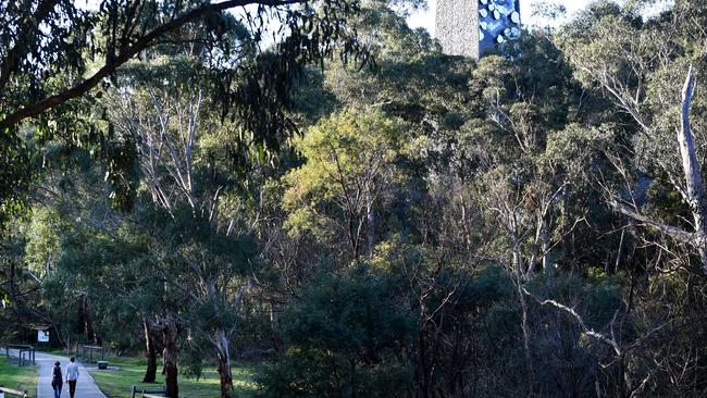 A man has been arrested following an alleged stalking incident on the EastLink trail in Donvale. File picture.