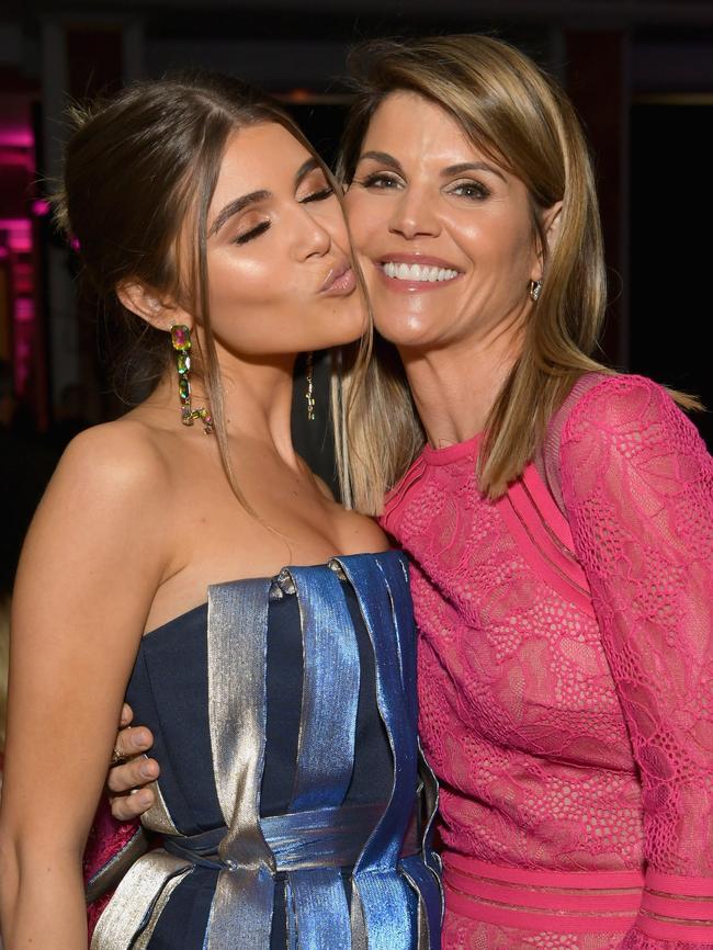 Olivia Jade Giannulli and Lori Loughlin attend Beverly Wilshire Four Seasons Hotel. Photo: Emma McIntyre.