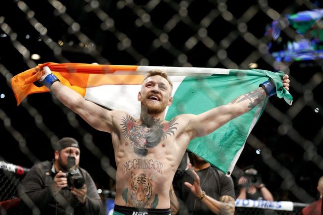 THE NOTORIOUS: Trash-talking Featherweight Champion Conor McGregor has taken UFC - and the world - by storm, and reaffirmed his place as one of the most lethal men inside the Octagon when he knocked out Jose Aldo in 13 seconds. Picture: John Locher