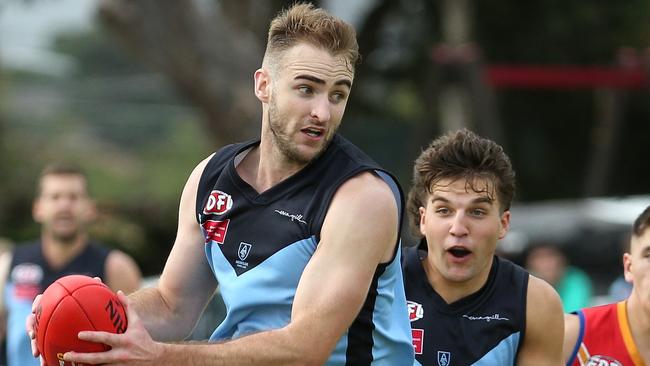 Jayden Foster finished with seven goals. Picture: Hamish Blair