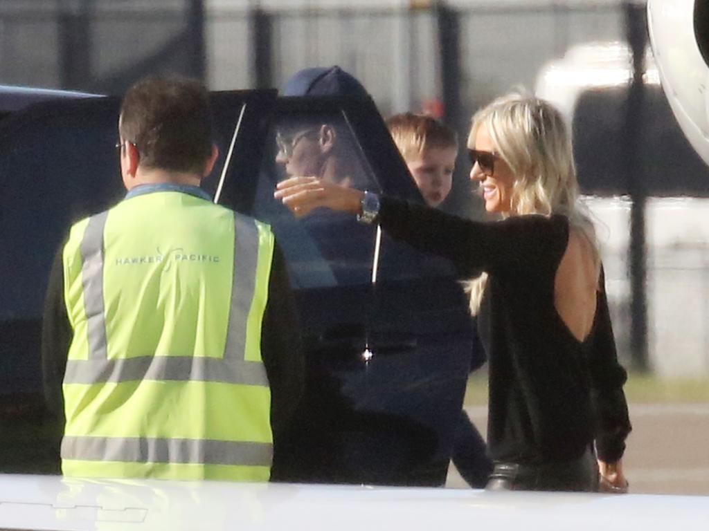 Oliver Curtis lands in Sydney after being released from prison this morning, Mascot, Sydney, Australia, 23 June 2017. Roxy Jacenko's husband, Oliver Curtis was serving a sentence for insider trading.