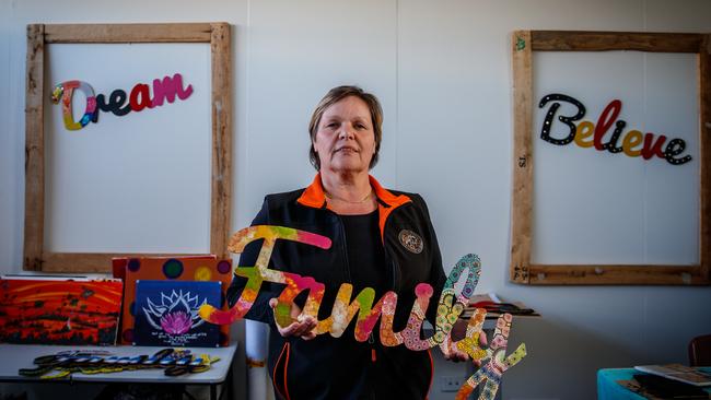 FUTURE: Deb Moyle, Tiraapendi Wodli Program Manager at Port Adelaide is aiming to keep people out of jail and the justice system.. Picture Matt Turner.