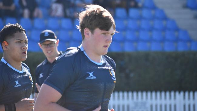 Nudgee v Brisbane Grammar in GPS rugby action.