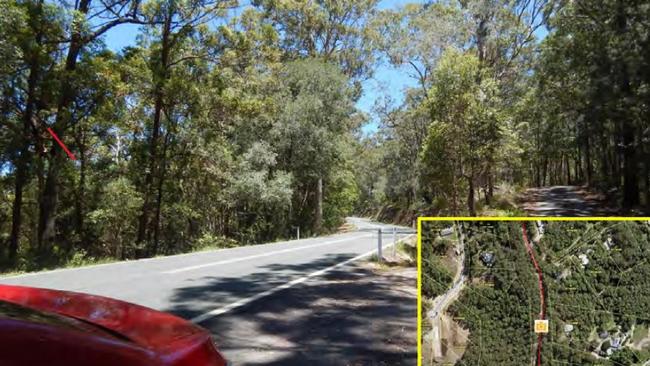 A view of the site from Tallebudgera Connection Road.