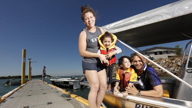 Melanie, Ruby, Will and Thomas Mayor are stoked about more money being spent on fishing. PICTURE: Glenn Campbell