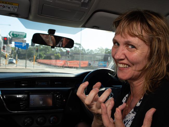 Denise Daynes commutes by car to Parramatta everyday and would benefit from the mass transit route earmarked for the Hills. Picture: AAP Image/Monique Harmer