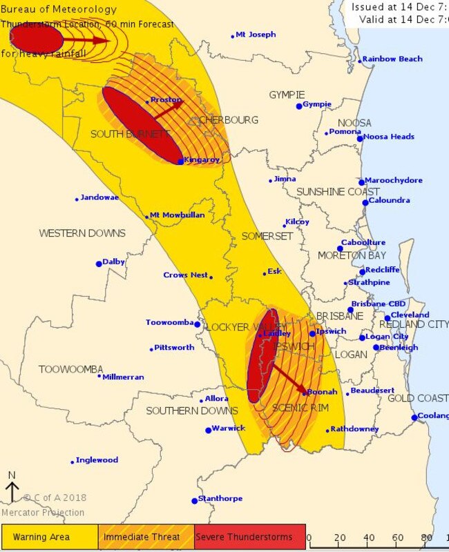 Brisbane Weather: Thunderstorms Bear Down On Southeast Queensland | The ...