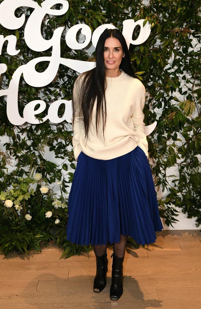 Even Demi Moore showed off her insanely youthful appearance at Gwyneth Paltrow’s ‘summit’ in the Big Apple. Picture: Getty Images for Goop