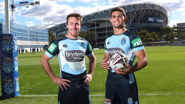 Maloney and Cleary could be on the Origin outer. Picture by Phil Hillyard.