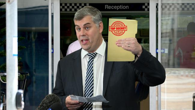 Police Minister Mark Ryan refuses to reveal the number of officers rostered at Southport station.