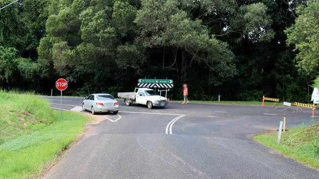 The intersection at Anderson Road and Lake Barrine Road where Jaimie-lee Paterson lost her life. Picture: Supplied