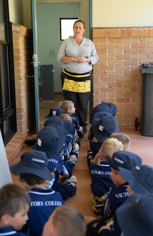 Victory College's first day of class. January 22,2024. Picture: Christine Schindler