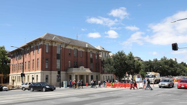 The old RAH site on North Tce has been earmarked as a good location for Adelaide’s first City Deal. Picture: Dean Martin