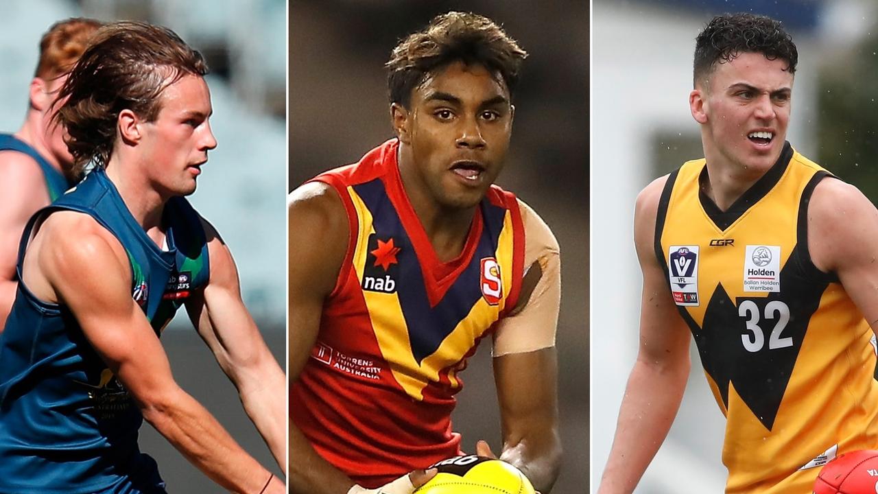 Possible AFL draft bargains: Mitch O'Neill, Kysaiah Pickett and Jake Riccardi.