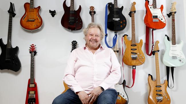 Former guitar repairer, now tech billionaire Richard White. Picture: Jonathan Ng