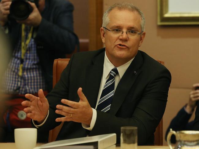 Treasurer Scott Morrison says the cuts won’t be “mammoth” but will be affordable. Picture: Kym Smith