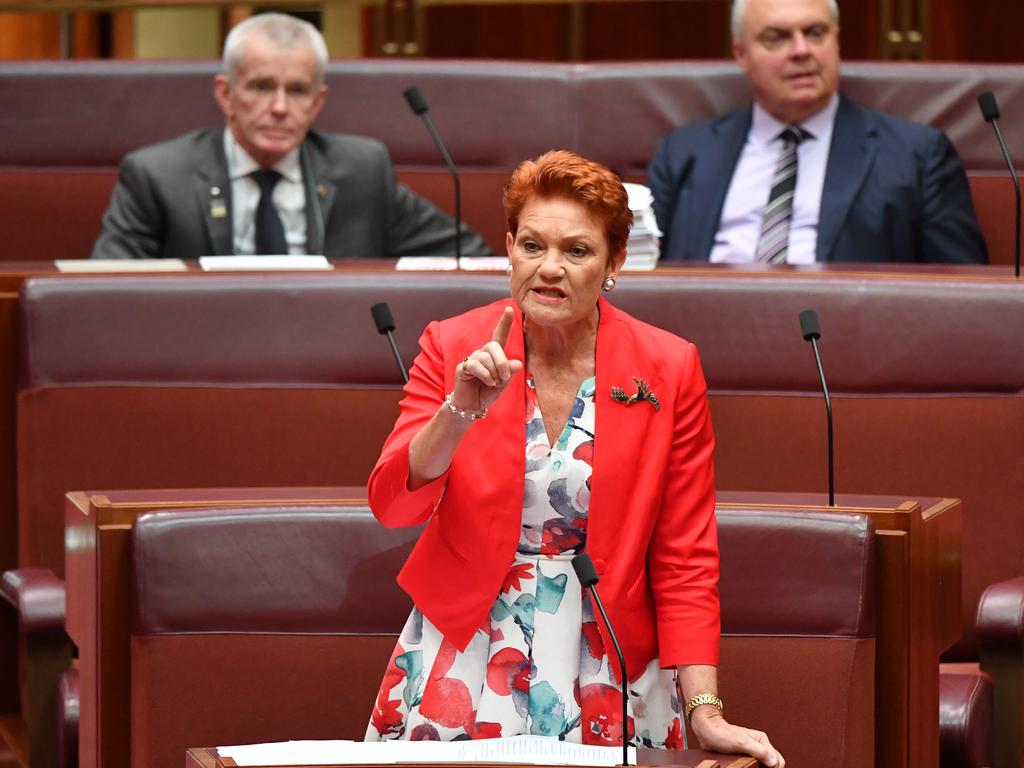 Many are turning to Pauline Hanson’s One Nation. Picture: Sam Mooy/Getty Images