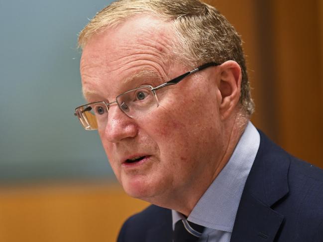 CANBERRA, AUSTRALIA, Newswire Photos. MAY 31, 2023: RBA Governor Philip Lowe appears at the Economics Legislation Committee Senate Estimates at Parliament House in Canberra. Picture: NCA NewsWire / Martin Ollman