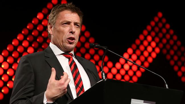 Bomber Thompson says living up to expectations was always going to be difficult for Essendon this season.