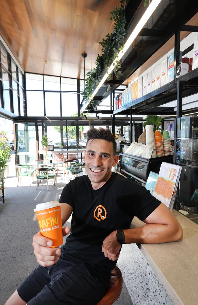 Tobias Diamandopoulos has opened Rafiki by the Park at Mermaid Waters, after the success of its sister venue Rafiki by the Sea. Picture Glenn Hampson