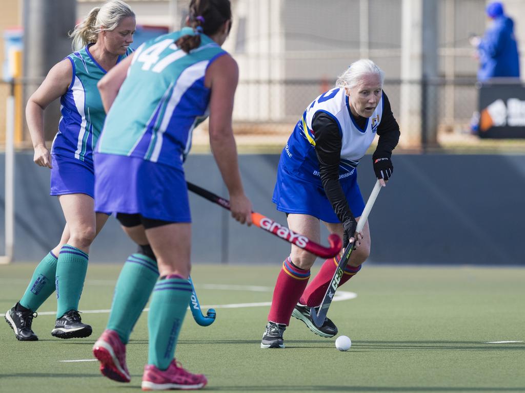 Karen Davis of Brisbane 4 against Tweed 2.