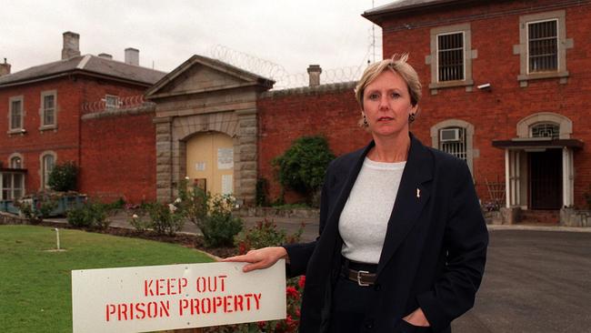 Gail Young was one of nine people held hostage by Peter Dixon-Jenkins at Bendigo Prison in 1987. Picture: Alan Funnell.