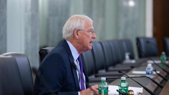 Chairman of the US Senate Commerce, Science, and Transportation Committee Roger Wicker. Picture: AFP.