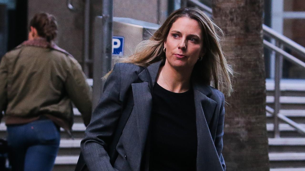 Jarryd Hayne's solicitor Lauren MacDougall after his conviction was quashed. Picture: NewsWire/Gaye Gerard